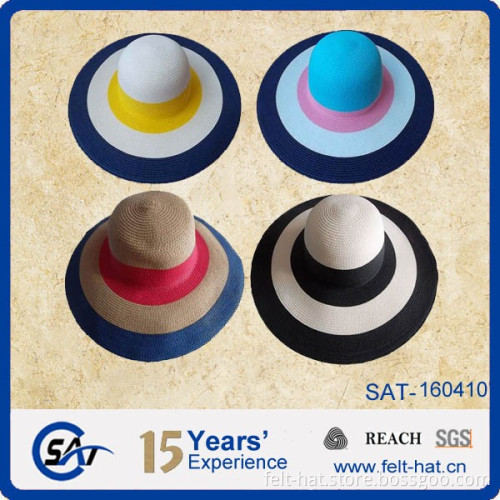 colorful cheap straw hat